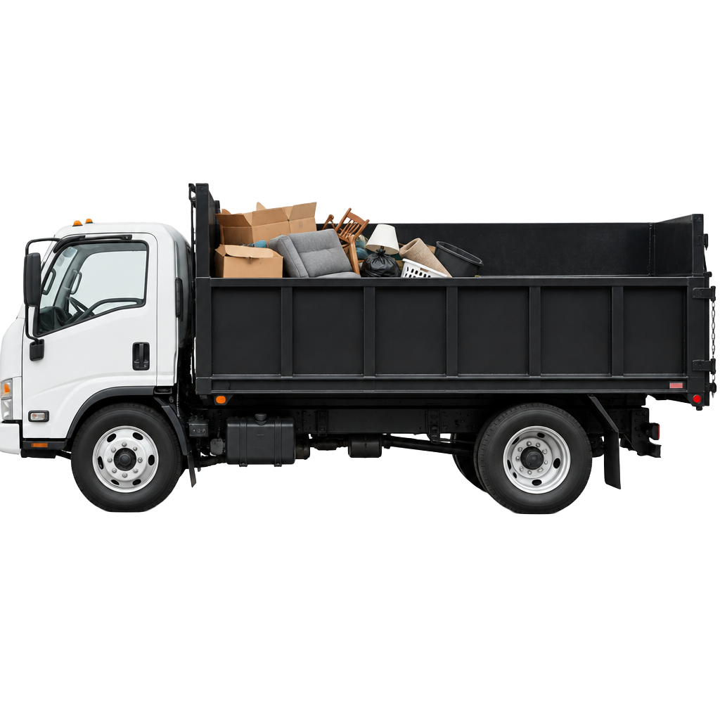 1/4 Truck Load of junk in a removal truck