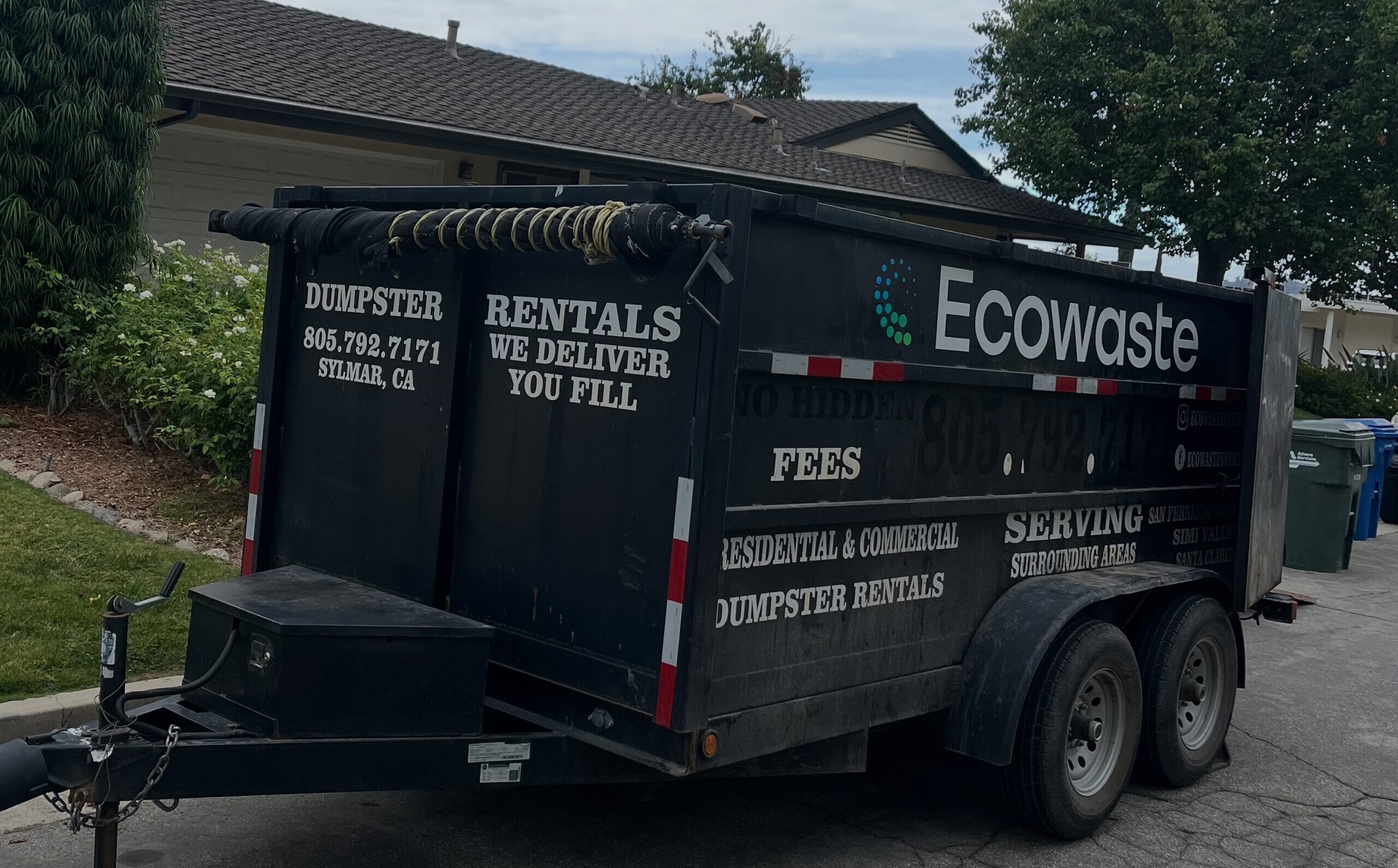 Ecowaste Junk Removal Dump Trailer Rental
